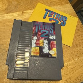 Tetris 2 Nintendo NES With Instruction Manual