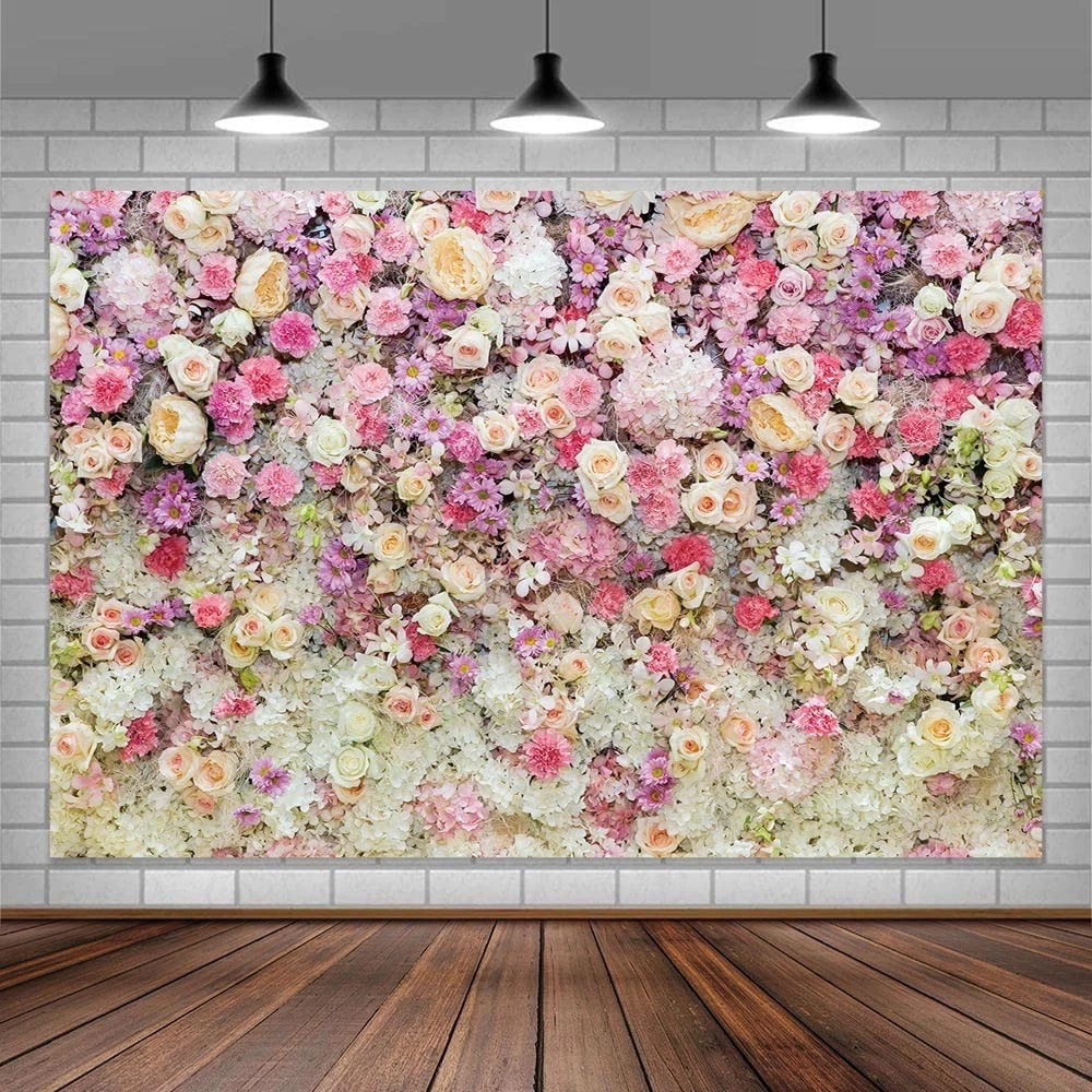 Cortina Tipo Telón De Fondo Rosa Rubor De 10 X 7 Pies Para F | Meses
