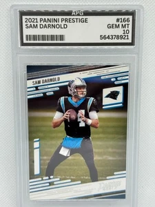 2021 Panini Prestige Xtra Points #166 Sam Darnold APG 10 GEM Mint - Picture 1 of 3