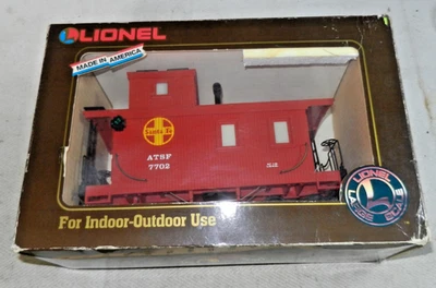 Lionel Large G Scale 8-87702 Santa Fe Wooden Caboose Illuminated Made USA (C) - Image 1 of 4