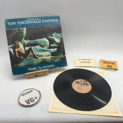 Tom Macdonald Exposed- Music To Activate  VG+/VG  Ultrasonic Clean 1981 - Image 1 of 4