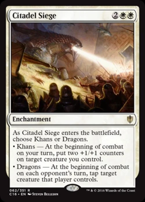 Citadel Siege - Medium Play MTG Commander 2016 Edition - Image 1 of 1