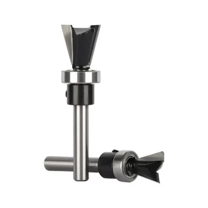 Cutting Tools Router Bit Black & Silver Wear Resistance For Woodworking - Imagen 1 de 37