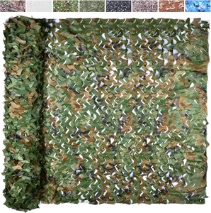 Red de camuflaje 20X20 10X20 10X10 rollo a granel arpillera camuflaje lona sol - Imagen 1 de 8