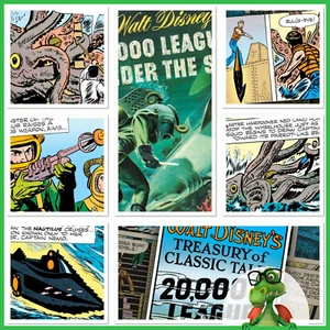 Disney Collect Topps - Digital - 20000 Leagues Under Sea Collection Master Set - Picture 1 of 8