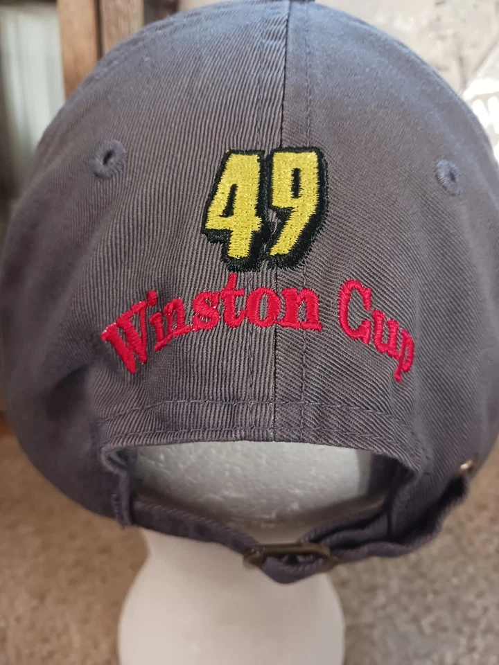 NASCAR Ken Schrader BAM Racing Hat Winston Cup #49 R&B Auto Body Motorsports  - Image 1 of 4
