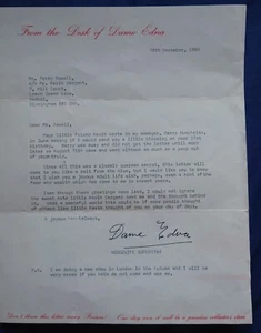 Dame Edna Everage Scarce Hand Signed 1980 Letter - Picture 1 of 3