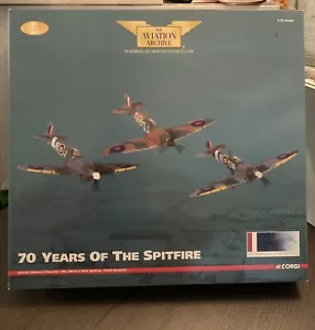 Corgi 1:72 70 Years of the Spitfire Johnnie Johnson's 3 Spitfire Set No. AA99189 - Picture 1 of 7