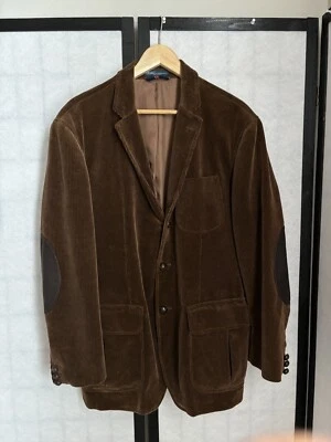 Vintage Polo By Ralph Lauren Corduroy Sports Coat Blazer. Size: 44R - Image 1 of 4