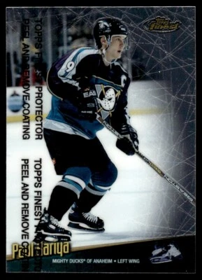 1998-99 Topps Finest Paul Kariya Mighty Ducks of Anaheim #100 - Image 1 of 2