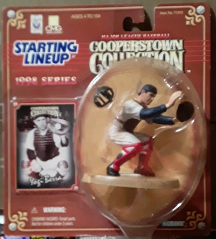 YOGI BERRA, STARTING  LINEUP, 1998 with Trading Card,#71315, NEAR MINT-MINT, MLB Cover
