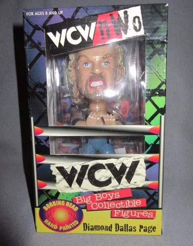 NIB WCW 1998 BIG BOYS COLLECTIBLE DIAMOND DALLAS PAGE BOBBING HEAD HAND PAINTED* Cover