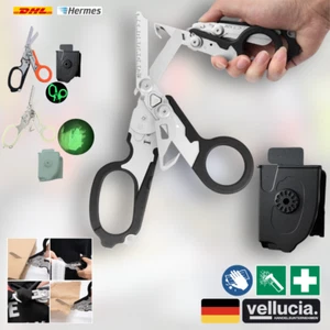 Forbici di emergenza pieghevoli 6 in 1 EDC| rompivetro tagliavetro pronto soccorso tattico - Foto 1 di 15