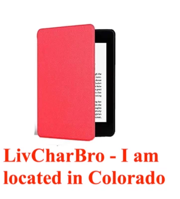Kindle Paper White 10th Generation Protective Case RED - Image 1 of 4