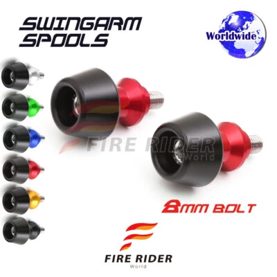 Par de carretes basculantes CNC 6 colores 8 mm para Suzuki SV650/S 99-13 07 08 09 10 11 12 Foto 1 de 3