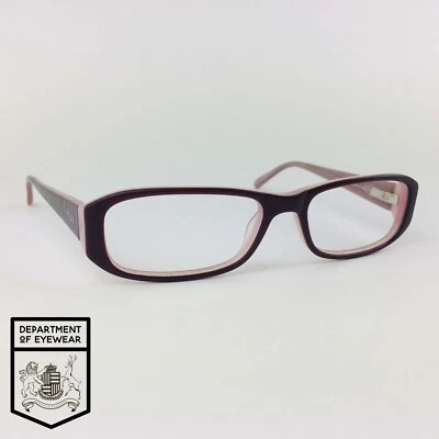 FCUK eyeglasses BURGUNDY RECTANGLE glasses frame MOD:  94 25384321 - Image 1 of 4