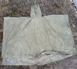 Bundeswehr Poncho XL Plane Army Armee BW US Angler Regenschutz Militär outdoor - Bild 1 von 5
