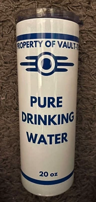 Vaso de agua potable Fallout Pure 20 oz con un defecto gran precio Foto 1 de 4
