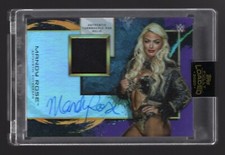 MANDY ROSE 2020 TOPPS FULLY LOADED TURNBUCKLE RELIC AUTOGRAPH PURPLE 7/25 AUTO