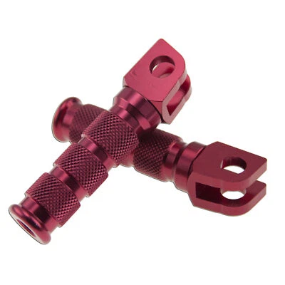 Комплект круглой опоры для водителя красный для Suzuki GSXR GSF 600 750 передняя спортивная подставка под ножку - Изображение 1 из 2