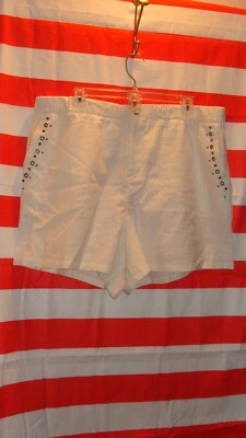 INC International Concepts ~ XX SHORTS WHITE - Image 1 of 3