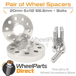Spacers & Bolts 20mm for Mercedes M-Class ML W163 97-05 On Aftermarket Wheels - Picture 1 of 1