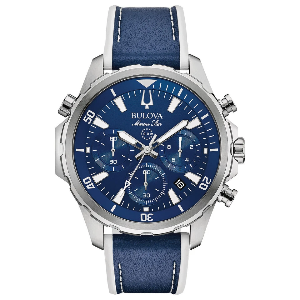 Bulova Marine Start Blue Men's Watch - 96B287