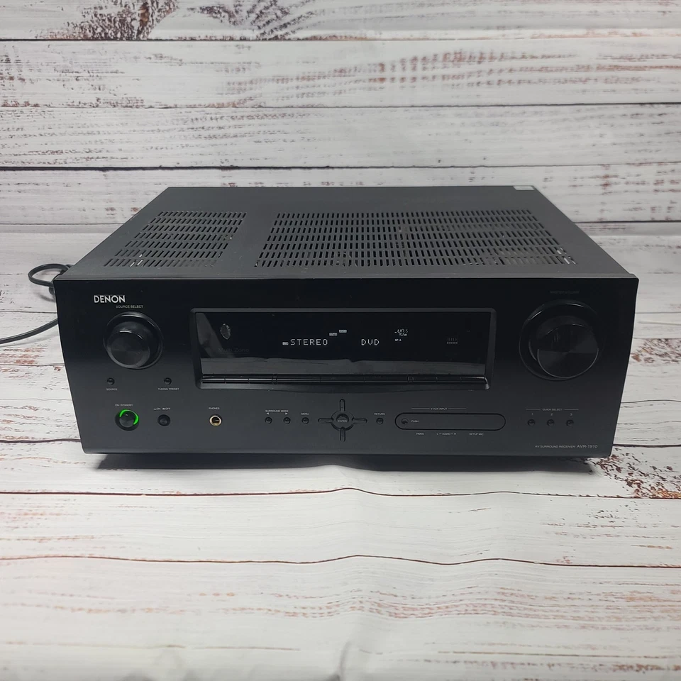 Denon AVR-1910 AV Surround Sound Receiver 630W 7.1 Channel HDMI Tested EB-15593 - Image 1 of 4