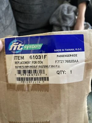 Espejo retrovisor eléctrico derecho térmico pasajero Ford Bronco F-100 F-150 F-250 Foto 1 de 4