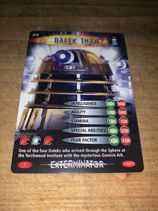 Dalek Thay #216 Doctor Who Battles In Time Trading Card - Picture 1 of 2