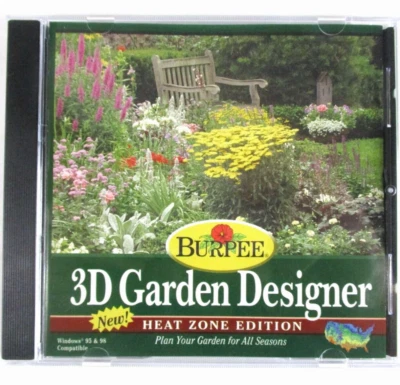 PC Burpee 3D GARDEN DESIGNER Heat Zone Edition Excellent!! - Image 1 of 3