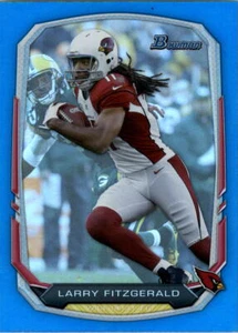 2013 Bowman Rainbow Blue #75 Larry Fitzgerald 04/99 NM dimple above RR on front - Picture 1 of 1