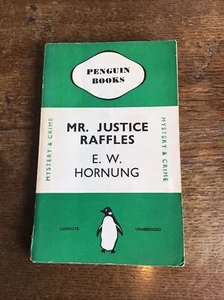 1937 MR JUSTICE RAFFLES 1ST/1ST E W HORNUNG - Picture 1 of 4