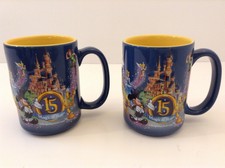 DISNEYLAND PARIS EXCLUSIVE 2 LARGE 3D MUGS MOM & DAD DISNEY RESORT PARK