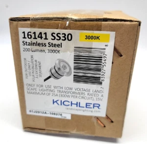 3000K, 200 Lumen Stainless Steel Kichler Landscape Lighting 16141 SS30 - Picture 1 of 7