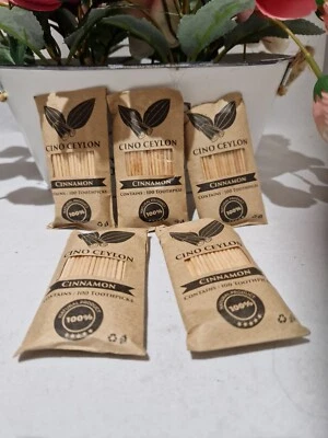 CINO CEYLON Dental Cinnamon Toothpick premium quality Ceylon 500 Natural Hot ayurvedic stick