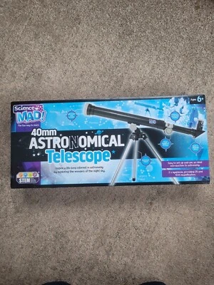 Science Mad 40mm Astronomical Telescope Learning Adventure - Image 1 of 2