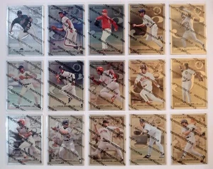 1996 Donruss Leaf Preferred Steel 15-Card Lot with film💥Belle Biggio Clemens💥 - Picture 1 of 8