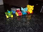 BABY/ TODDLER LOT OF 4 TOYS -  PLASTIC / RUBBER - FOR 1-3 YEARS