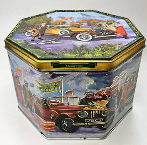 Jacobsen's Danish Butter Cookies Tin Vintage 2009 Classic Cars Series NO COOKIES - Picture 1 of 12