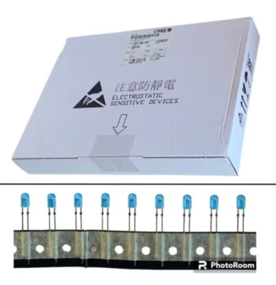 3000PCS 4mm Blue LED Light Bulb Emitting Diode. Ships from USA. - Image 1 of 3