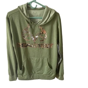 Boys Green Hoodie Realtree M - Picture 1 of 3
