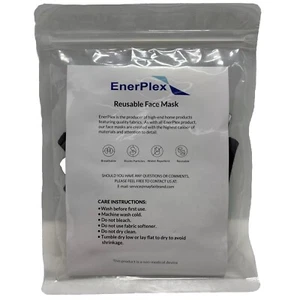 EnerPlex Reusable Face Mask 3-pack Black - Picture 1 of 3