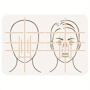 1pc Plastic Drawing Painting Stencils Templates for Painting on Scrapbook - Picture 1 of 6