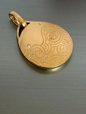 Pierre Lang Anhänger Sparkling Drops gold transparent *** Topzustand *** - Bild 1 von 4