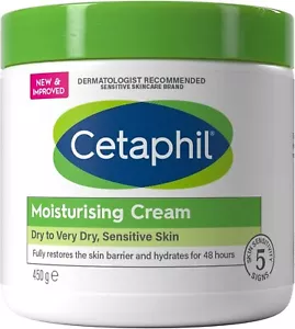 Cetaphil Body Moisturiser, 450g Moisturising Cream For Dry Very Sensitive Skin - Picture 1 of 7