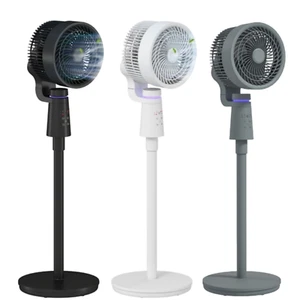 HOMCOM Pedestal Fan, Air Circulation Fan with Oscillating, Tilt, Multi Color - Picture 1 of 28