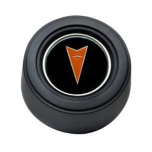 GT Performance Products 21-1532 Horn Button with Pontiac Logo - Polished Black - Picture 1 of 2