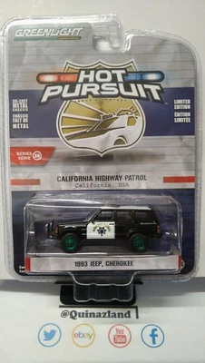 Greenlight Hot Pursuit 1993 Jeep Cherokee Chase (NG71) - Immagine 1 di 2