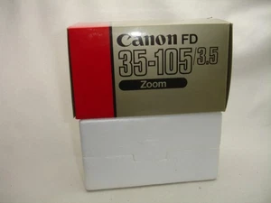 Canon - 35-105mm f/3.5 FD Lens - *EMPTY Box with inserts Only*  Vintage - Picture 1 of 4